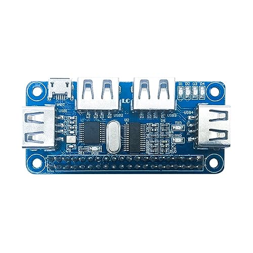 MEAKTSMI FürRaspberry USB Hub Extension Board UART Chip Licht Erweitern USB Verbindungen Geeignet FürRaspberryZero/ZeroW/3B/3B + MEAKTSMI FürRaspberry USB Hub Extension Board UART Chip Licht Erweitern USB Verbindungen Geeignet FürRaspberryZero/ZeroW/3B/3B + von MEAKTSMI