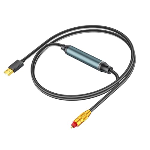 MEAKTSMI USB Zu Optischer Soundadapter USB A Bis Fiber Sound USB Zu Digitalen Konvertern Für TVS Computer Laptop Verbindung von MEAKTSMI