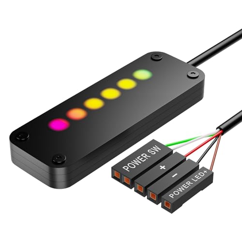 MEAKTSMI Verlängerungskabel Für Desktop PC. Schalter Power SW Power LED Taste. Praktisches Schalterkabel Zum Aufschieben von MEAKTSMI