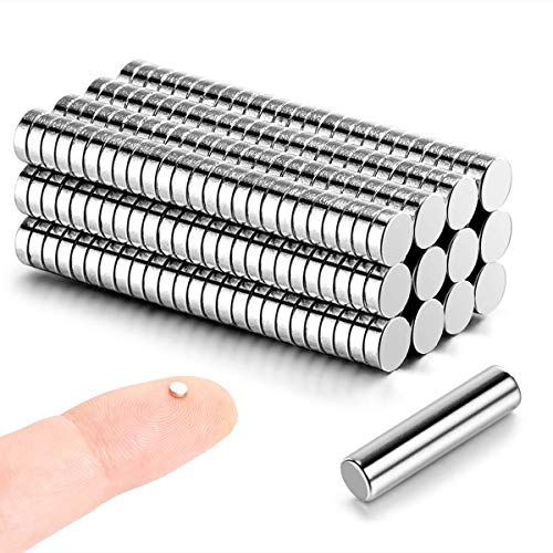 300 Stück 3x1mm Magnete – MEALOS Winzige Magnete – Mini-Magnete, kleine runde Magnete zum Basteln – Neodym-Magnete Seltenerdmagnete für Miniaturen, kleine Modelle – mit Aufbewahrungsbox 300 Stück 3x1mm Magnete – MEALOS Winzige Magnete – Mini-Magnete, kleine runde Magnete zum Basteln – Neodym-Magnete Seltenerdmagnete für Miniaturen, kleine Modelle – mit Aufbewahrungsbox von MEALOS
