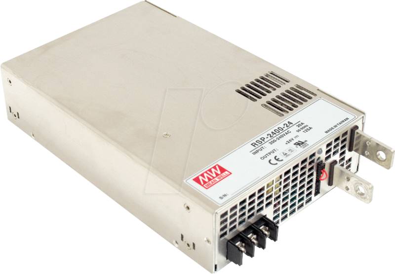 MW RSP-2400-24 - Schaltnetzteil, geschlossen, 2400 W, 24 V, 100 A von MEANWELL