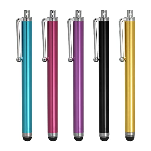 MECCANIXITY 5 Stück Stylus Pens für Touchscreens Universal kapazitiver Stylus Pencil Hohe Empfindlichkeit Präzision für Handy Tablet alle kapazitiven Touchscreen-Geräte von MECCANIXITY