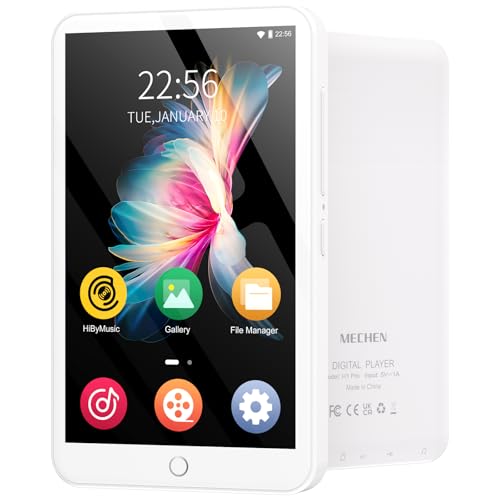 MECHEN MP3 Player Android Bluetooth WLAN, FM Radio, HiBy Music, 4,0 Zoll Touchscreen Spotify Player Portable von MECHEN