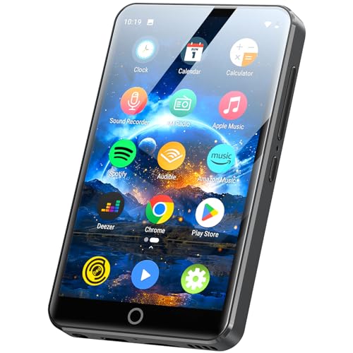 MECHEN MP3 Player Bluetooth Spotify, Android 9.0 MTK 8-Kern-Prozessor MP4 Player WLAN, 16GB ROM, App kann Heruntergeladen und Installiert Werden von MECHEN
