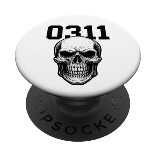 0311 Totenkopf PopSockets Klebender PopGrip 0311 Totenkopf PopSockets Klebender PopGrip von MEDALS OF AMERICA EST. 1976