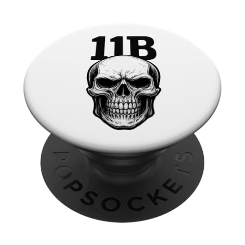 11B Totenkopf PopSockets Klebender PopGrip 11B Totenkopf PopSockets Klebender PopGrip von MEDALS OF AMERICA EST. 1976