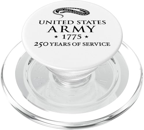 250 Dienstjahre der US-Armee 1775 PopSockets PopGrip für MagSafe von MEDALS OF AMERICA EST. 1976