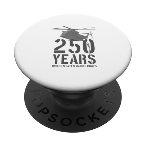 250 Jahre Hubschrauber des United States Marine Corps PopSockets Klebender PopGrip von MEDALS OF AMERICA EST. 1976
