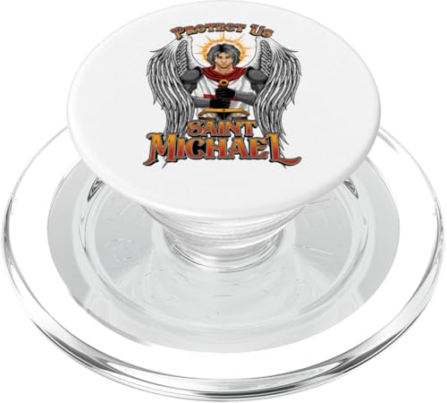 Beschütze uns, Heiliger Michael PopSockets PopGrip für MagSafe von MEDALS OF AMERICA EST. 1976