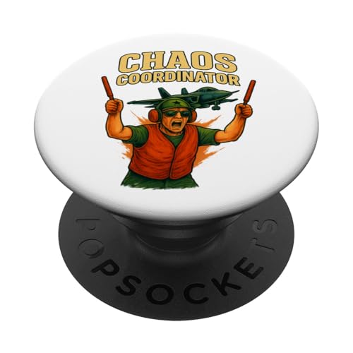 Chaos-Koordinator PopSockets Klebender PopGrip Chaos-Koordinator PopSockets Klebender PopGrip von MEDALS OF AMERICA EST. 1976