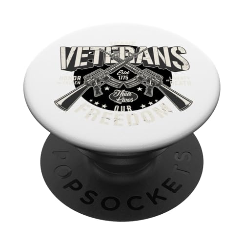 Danke Veteranen für unsere Freiheit PopSockets Klebender PopGrip von MEDALS OF AMERICA EST. 1976