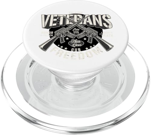 Danke Veteranen für unsere Freiheit PopSockets PopGrip für MagSafe von MEDALS OF AMERICA EST. 1976