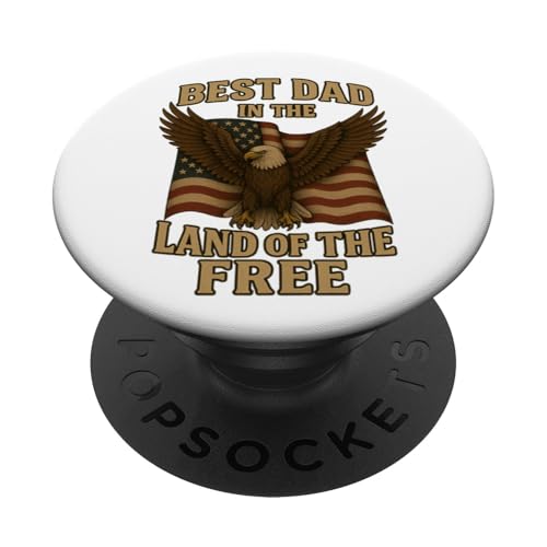 Der beste Vater im Land der Freien PopSockets Klebender PopGrip Der beste Vater im Land der Freien PopSockets Klebender PopGrip von MEDALS OF AMERICA EST. 1976