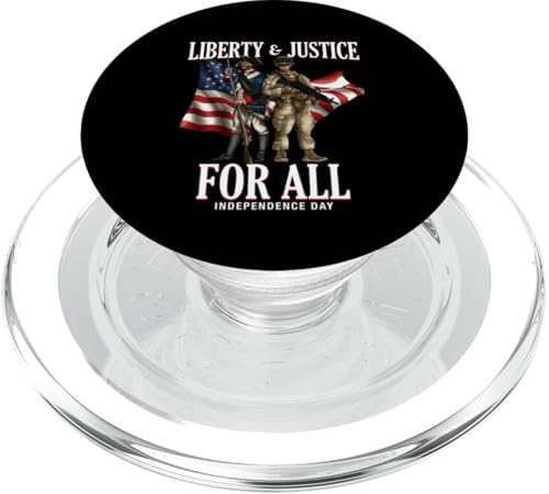 Freiheit und Gerechtigkeit für alle PopSockets PopGrip für MagSafe von MEDALS OF AMERICA EST. 1976