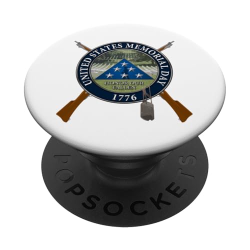 Gedenktag der Vereinigten Staaten 1776 PopSockets Klebender PopGrip von MEDALS OF AMERICA EST. 1976