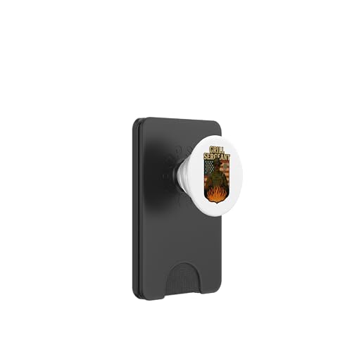 Grill Sergeant Grafik 1 PopSockets PopWallet für MagSafe Grill Sergeant Grafik 1 PopSockets PopWallet für MagSafe von MEDALS OF AMERICA EST. 1976