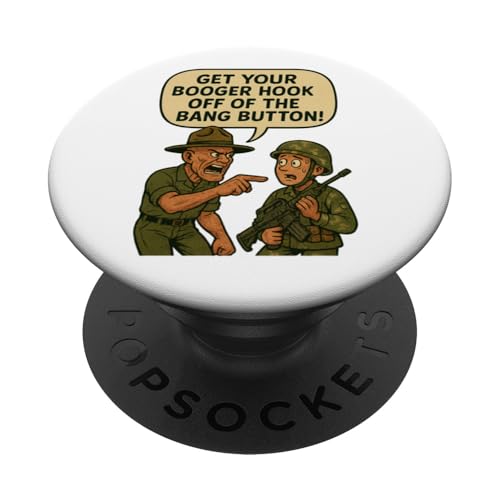 Holen Sie sich Ihren Booger-Haken vom Knallknopf PopSockets Klebender PopGrip Holen Sie sich Ihren Booger-Haken vom Knallknopf PopSockets Klebender PopGrip von MEDALS OF AMERICA EST. 1976
