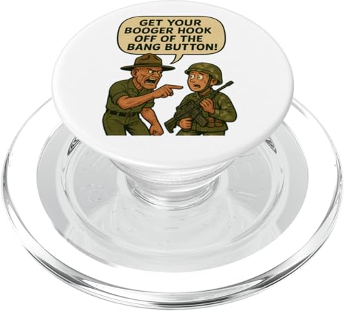 Holen Sie sich Ihren Booger-Haken vom Knallknopf PopSockets PopGrip für MagSafe von MEDALS OF AMERICA EST. 1976