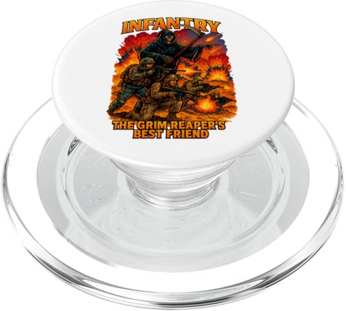 Infanterie The Grim Reaper's Best Friend PopSockets PopGrip für MagSafe von MEDALS OF AMERICA EST. 1976