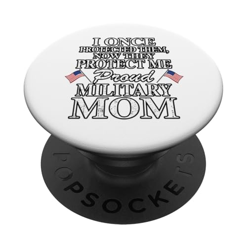 Jetzt beschützen sie mich, stolze Mama, Muttertag PopSockets Klebender PopGrip von MEDALS OF AMERICA EST. 1976