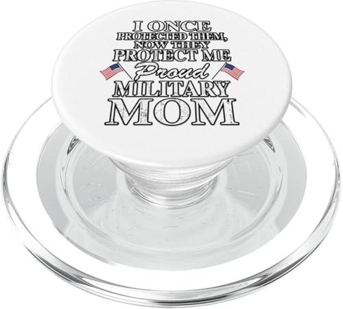 Jetzt beschützen sie mich, stolze Mama, Muttertag PopSockets PopGrip für MagSafe von MEDALS OF AMERICA EST. 1976