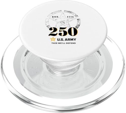 Offizieller 250. Geburtstag der US-Armee, "This We'll Defend" PopSockets PopGrip für MagSafe Offizieller 250. Geburtstag der US-Armee, "This We'll Defend" PopSockets PopGrip für MagSafe von MEDALS OF AMERICA EST. 1976
