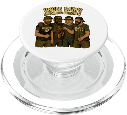 Onkel Sams Veteran für fehlgeleitete Kinder PopSockets PopGrip für MagSafe von MEDALS OF AMERICA EST. 1976