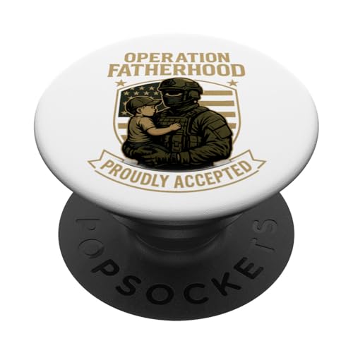 Operation Vaterschaft PopSockets Klebender PopGrip Operation Vaterschaft PopSockets Klebender PopGrip von MEDALS OF AMERICA EST. 1976