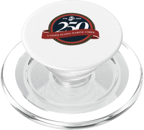 Siegel zum 250. Geburtstag des United States Marine Corps PopSockets PopGrip für MagSafe von MEDALS OF AMERICA EST. 1976