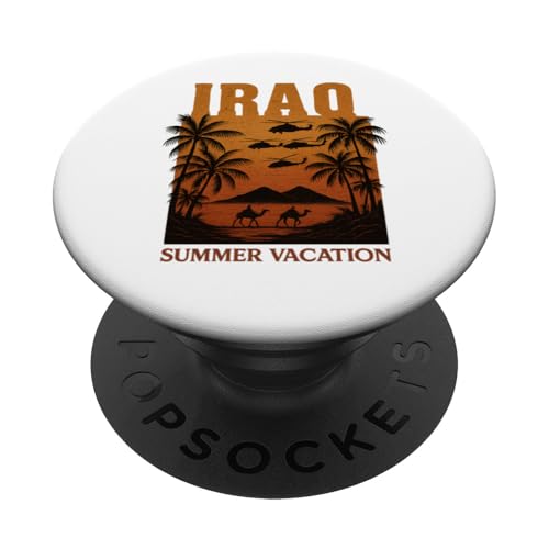 Sommerurlaub im Irak PopSockets Klebender PopGrip Sommerurlaub im Irak PopSockets Klebender PopGrip von MEDALS OF AMERICA EST. 1976