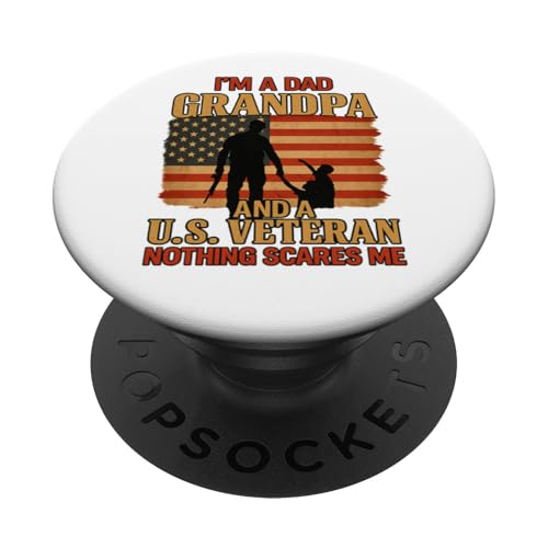 Vater, Opa und Veteran PopSockets Klebender PopGrip von MEDALS OF AMERICA EST. 1976