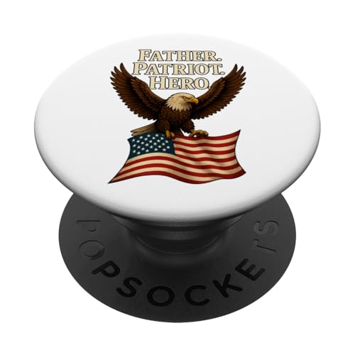 Vater Patriot Held PopSockets Klebender PopGrip Vater Patriot Held PopSockets Klebender PopGrip von MEDALS OF AMERICA EST. 1976