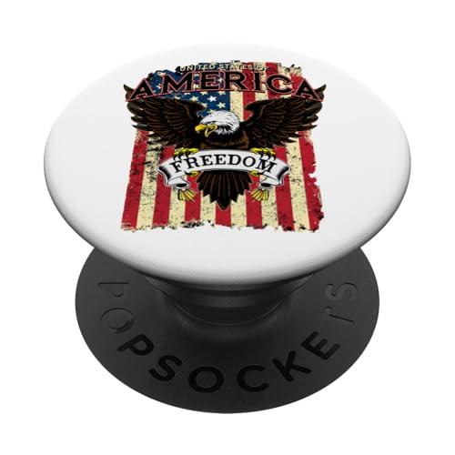 Vereinigte Staaten von Amerika Freedom Eagle PopSockets Klebender PopGrip Vereinigte Staaten von Amerika Freedom Eagle PopSockets Klebender PopGrip von MEDALS OF AMERICA EST. 1976