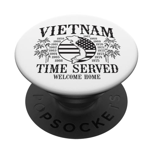 Vietnamesische Zeit serviert Willkommen zu Hause PopSockets Klebender PopGrip Vietnamesische Zeit serviert Willkommen zu Hause PopSockets Klebender PopGrip von MEDALS OF AMERICA EST. 1976