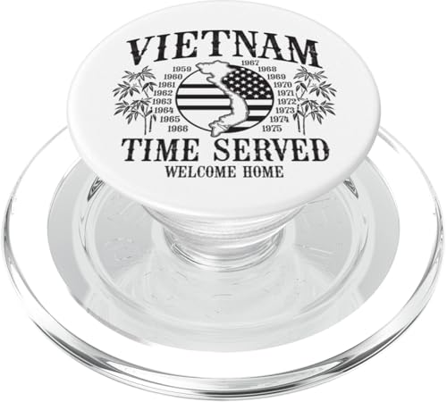Vietnamesische Zeit serviert Willkommen zu Hause PopSockets PopGrip für MagSafe von MEDALS OF AMERICA EST. 1976