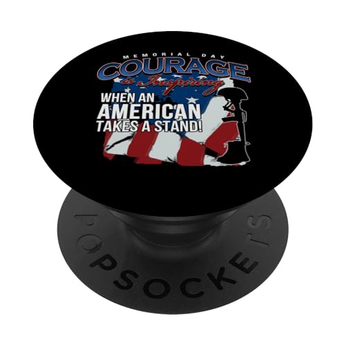 Wenn ein Amerikaner Stellung bezieht PopSockets Klebender PopGrip von MEDALS OF AMERICA EST. 1976