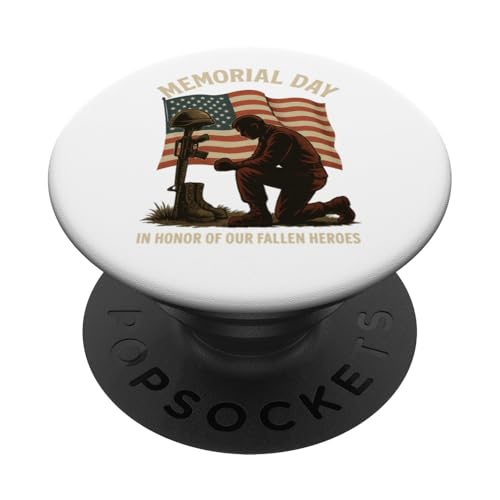 Zu Ehren des Gedenktages unserer gefallenen Helden PopSockets Klebender PopGrip Zu Ehren des Gedenktages unserer gefallenen Helden PopSockets Klebender PopGrip von MEDALS OF AMERICA EST. 1976