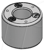 MAGNET S08 PP - Schwimmermagnet Ø= 20mm, Höhe= 16mm von MEDER
