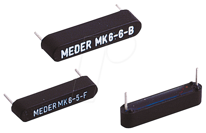 MK 64B - Reed-Sensor, 1 Schließer, I=0,1A, RM 10,16mm von MEDER