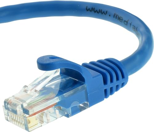 Mediabridge™ Ethernet-Kabel (15 m) – unterstützt Cat6/Cat5e/Cat5-Standards, 550 MHz, 10 Gbit/s – RJ45-Computernetzwerkkabel (Teilenummer 31-399-50X) von MEDIABRIDGE