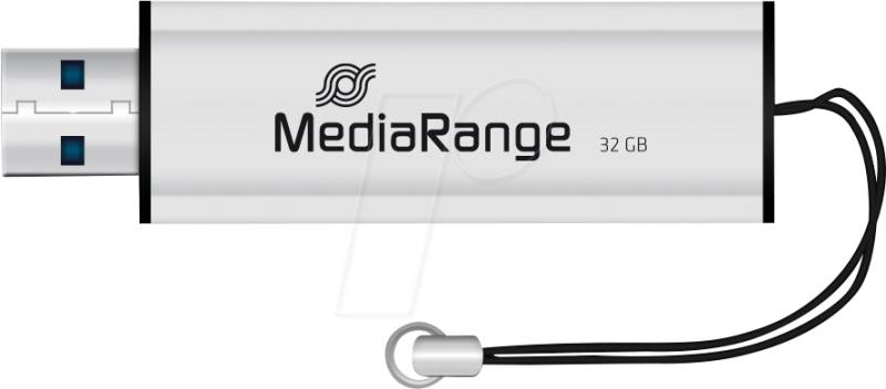 MR 916 - USB-Stick, USB 3.0, 32 GB, Slide von MEDIARANGE