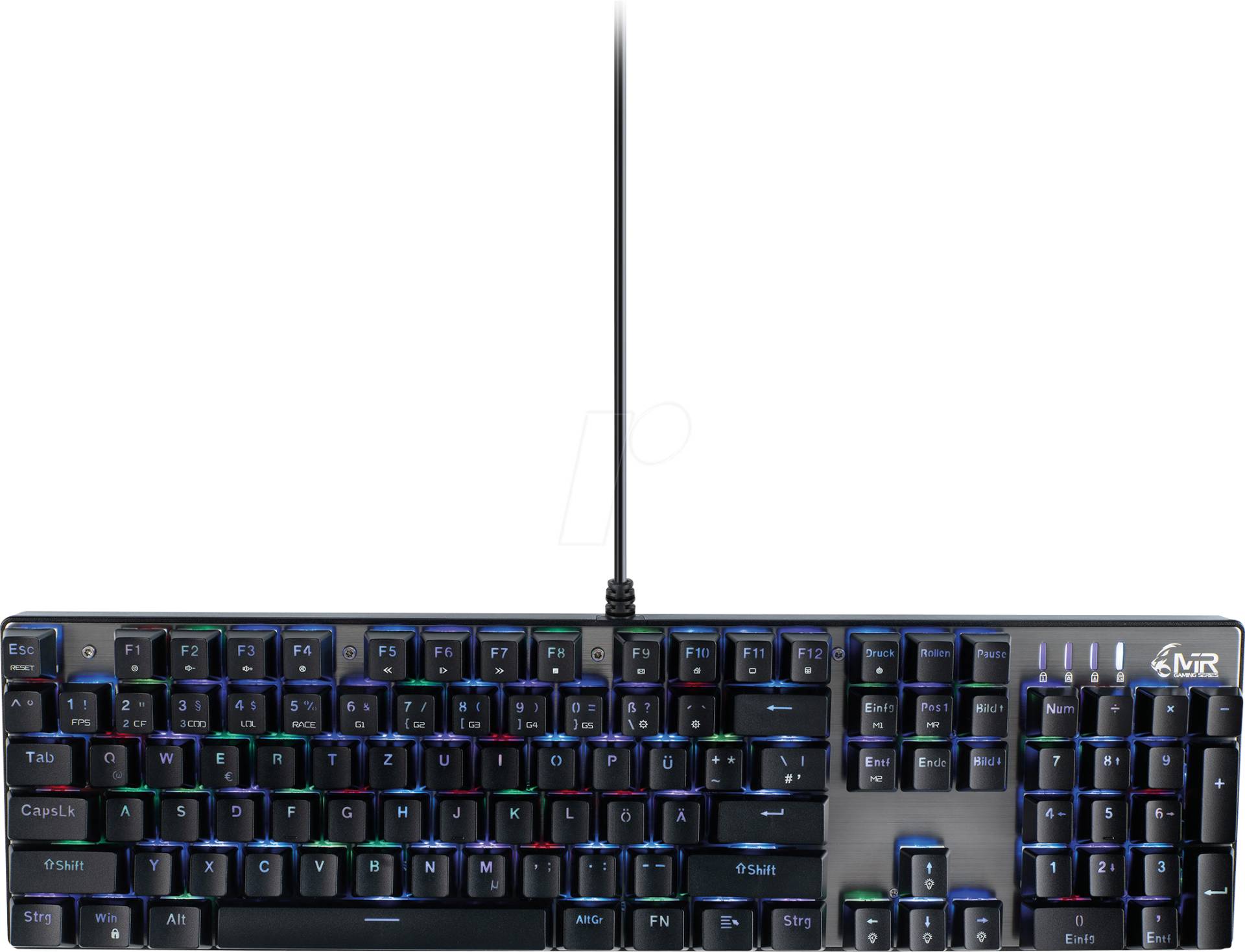 MR GS101 - Gaming-Tastatur, USB, RGB von MEDIARANGE