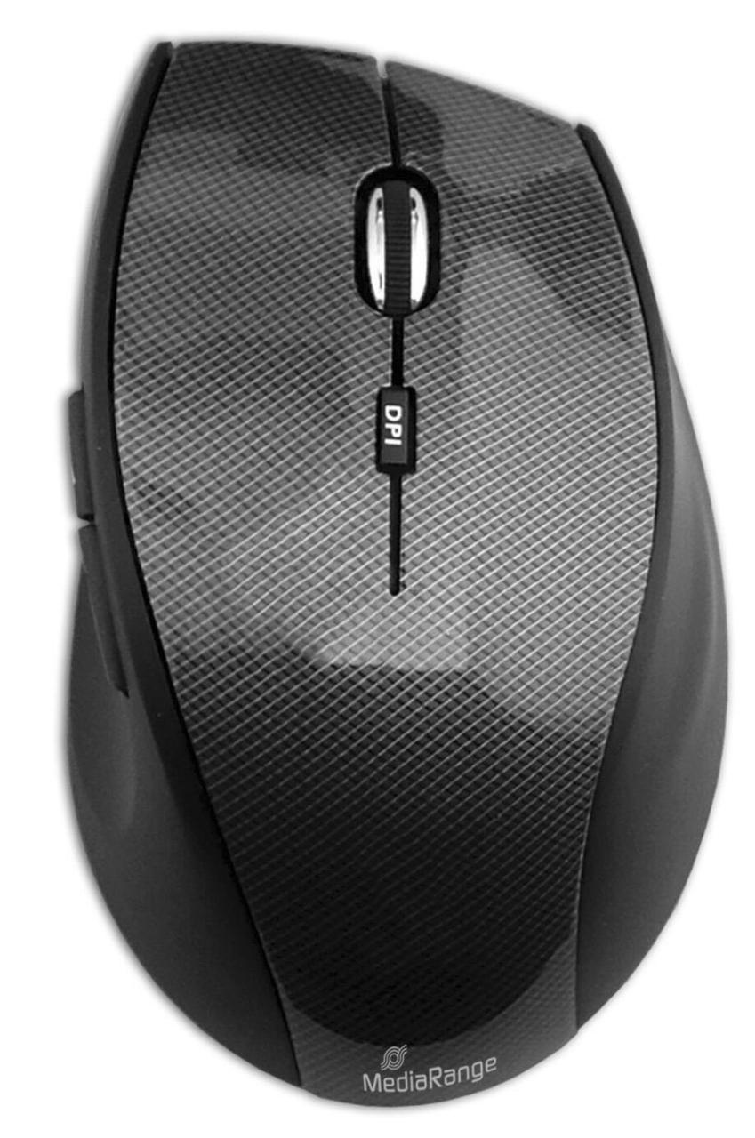 MediaRange MROS207 Maus kabellos Karbon-Optik MediaRange MROS207 Maus kabellos Karbon-Optik von MEDIARANGE