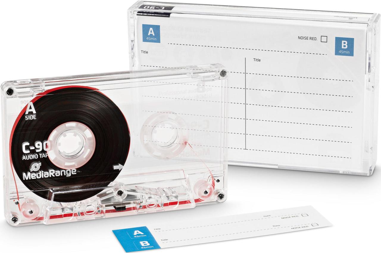 MediaRange Audiokassette MRC90 von MEDIARANGE