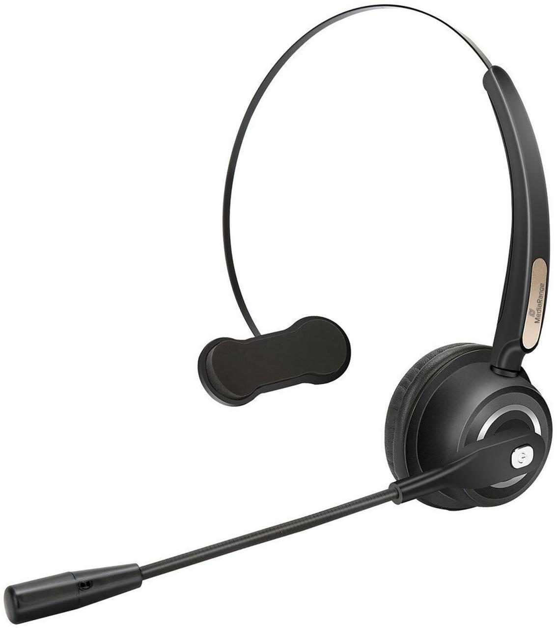 MediaRange Bluetooth-Headset MROS305 schwarz von MEDIARANGE