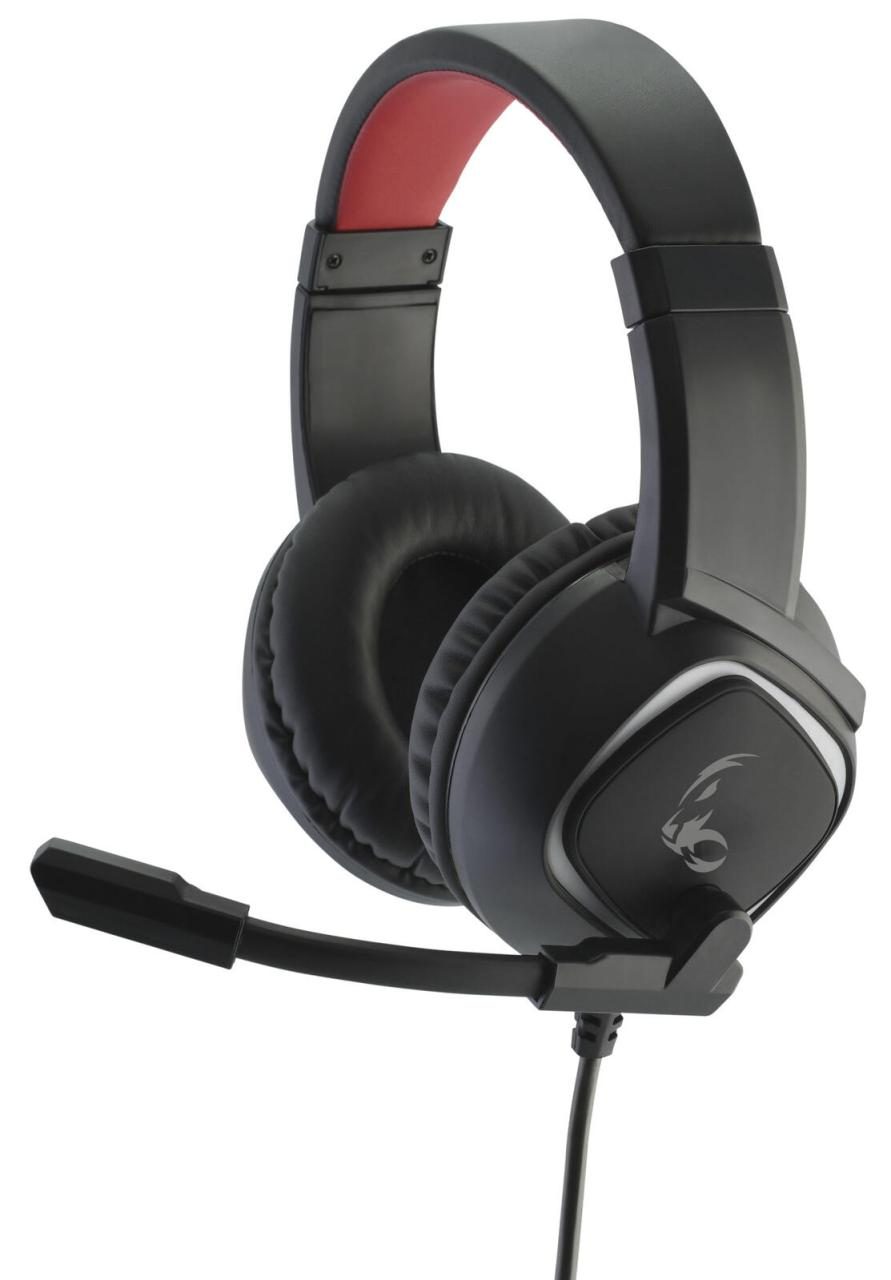 MediaRange Gaming-Headset MRGS301 schwarz, rot von MEDIARANGE