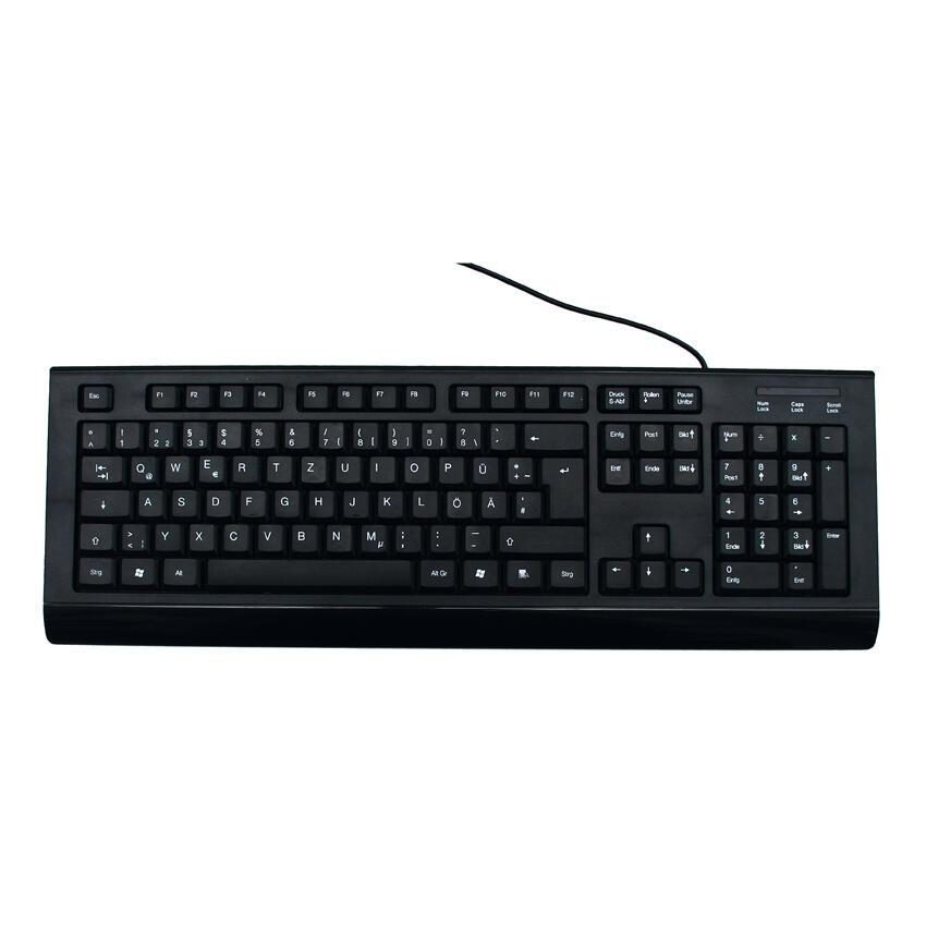 MediaRange Tastatur kabelgebunden MROS101 schwarz von MEDIARANGE