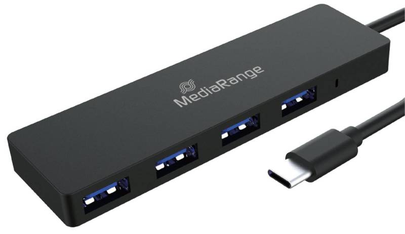 MediaRange USB C Hub 4-fach von MEDIARANGE