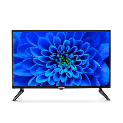 MEDION 59,9 cm (24 Zoll) Full HD Fernseher (perfekt für Camping Wohnmobil LKW Garten, 12V KFZ Car-Adapter, Triple Tuner Receiver, HDMI, USB, MD 824000) von MEDION