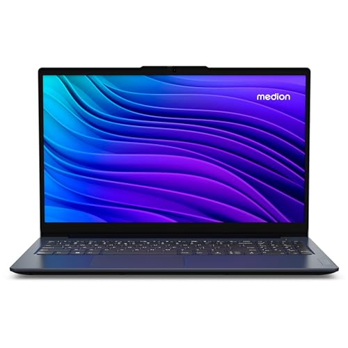 MEDION E15235 39,6 cm (15,6 Zoll) Full HD Laptop (Intel N100, 128GB PCIe SSD, Intel UHD, 4GB DDR5 RAM, Win 11 Home) von MEDION